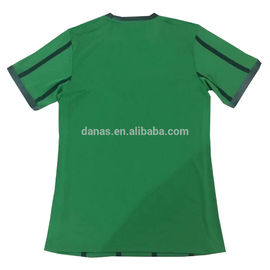Wholesale Football Clothing Sublimated Green Soccer Jersey Set