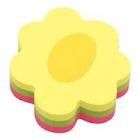 Environmental protection recycled Self-adhesive flower shaped sticky notes