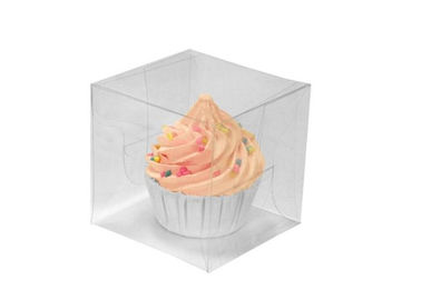 cupcake transparent fashion Plastic Packaging Boxes / PP foldable box