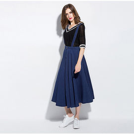 Gonne lunghe del denim di lunghezza della fasciatura moderna sbalorditiva di stile